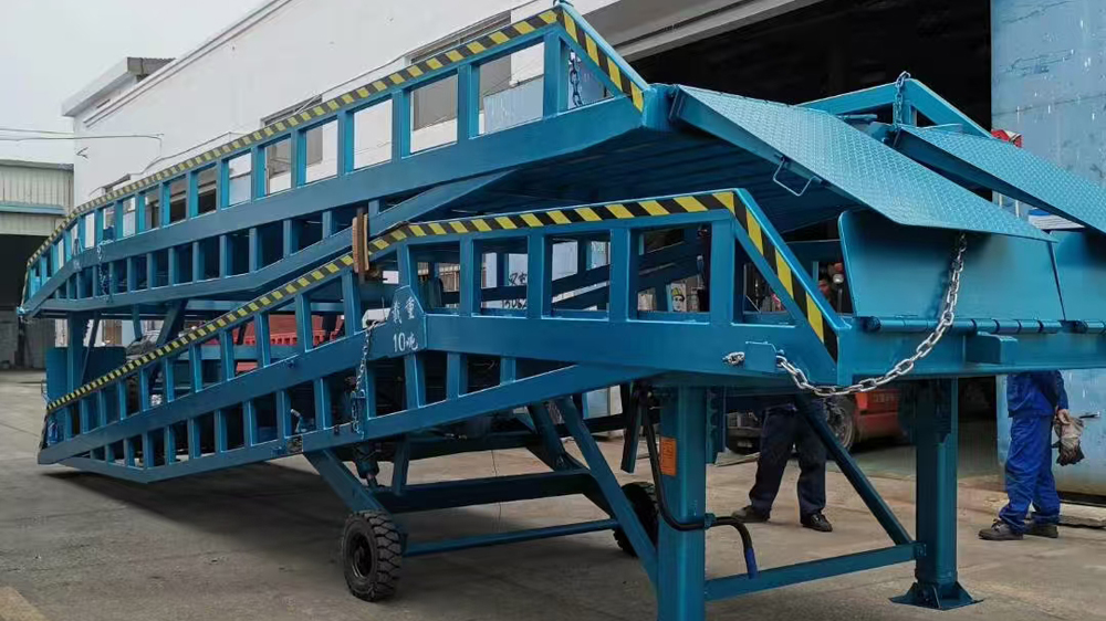 Two loading ramps for Filipino customers are being shipped into the cabinet