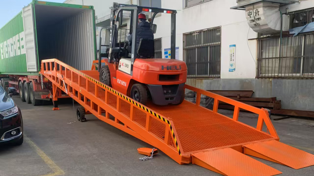 Structure of obile Forklift Ramp